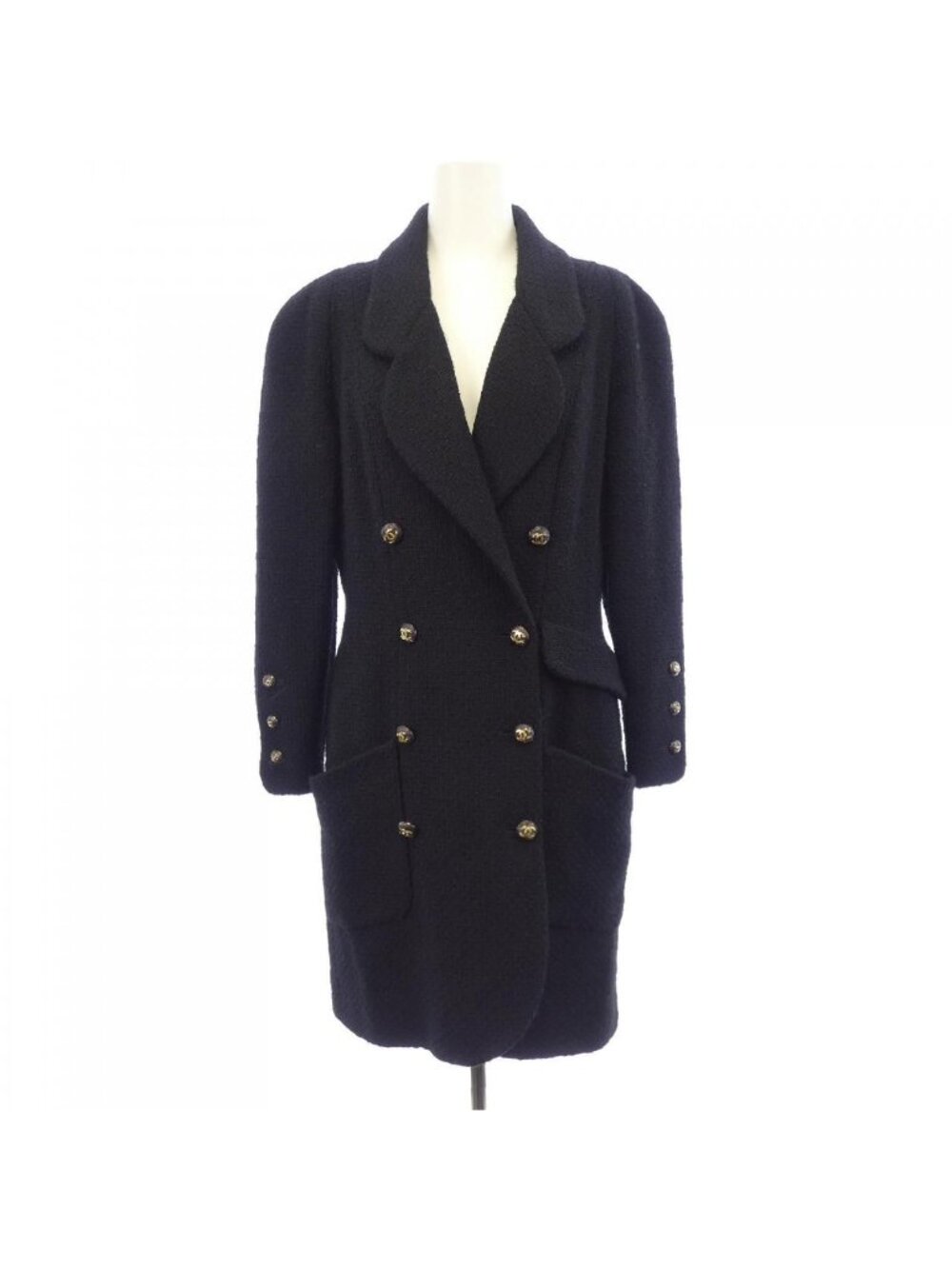 Chanel Vintage Coat Black